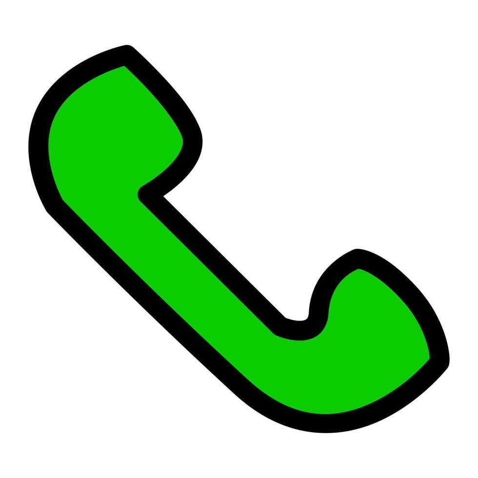 simple phone icon design. icon design for website templates. icon design for apps vector