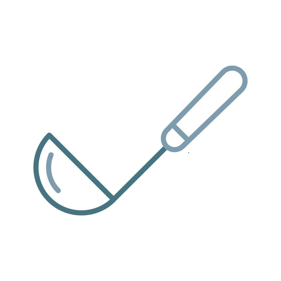 Ladle Line Two Color Icon vector