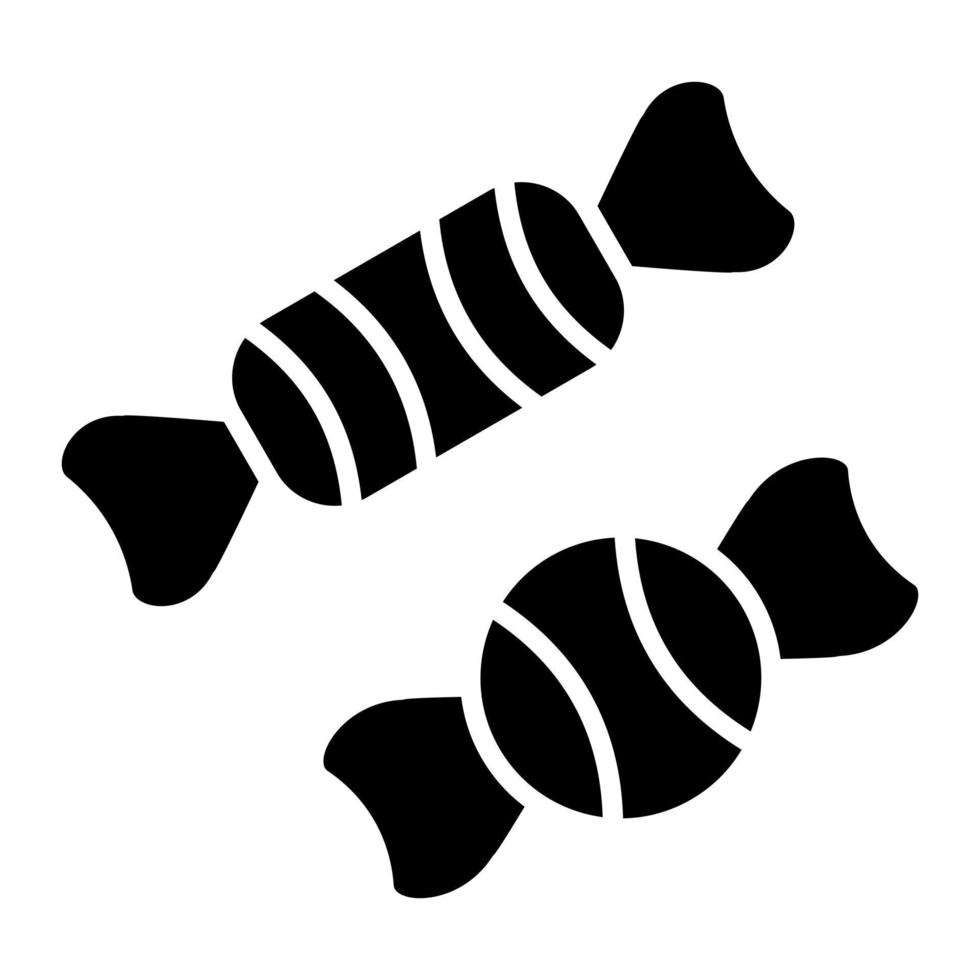 Candy Glyph Icon vector