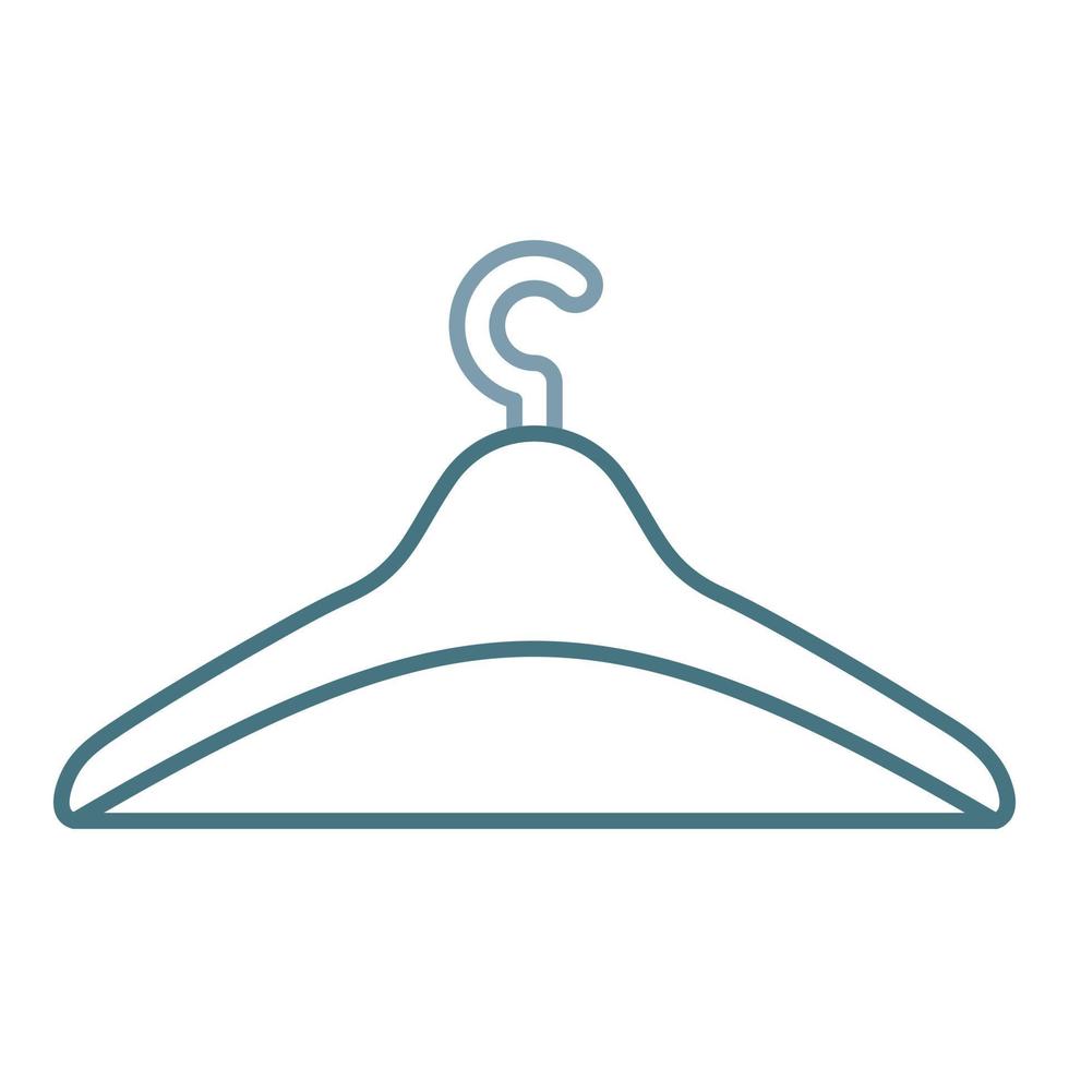 Hanger Line Two Color Icon vector