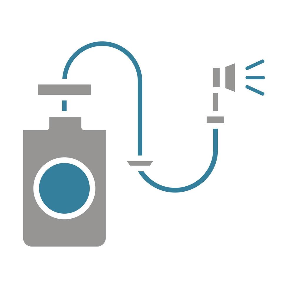 Sprayer Glyph Two Color Icon vector