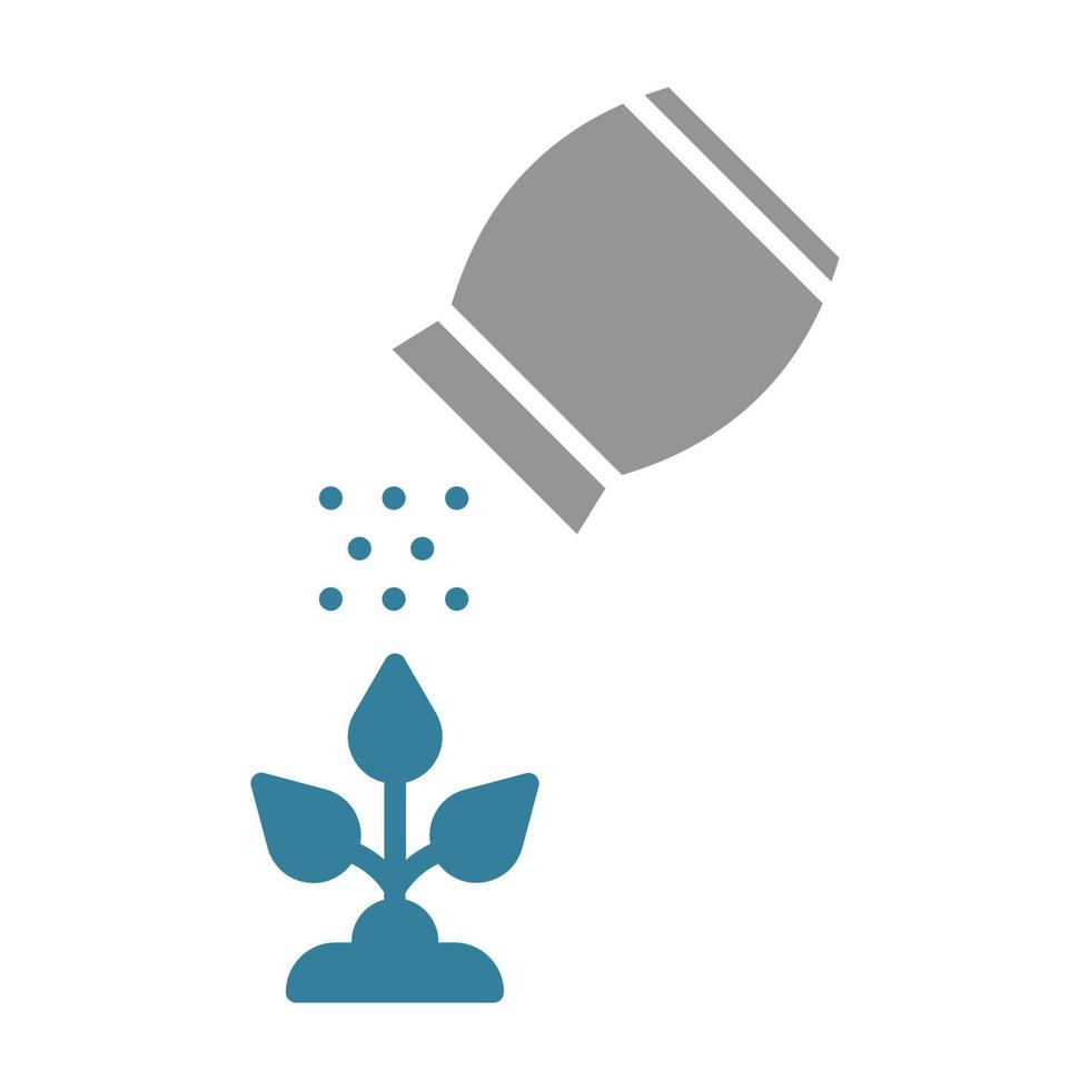 Fertilizer Glyph Two Color Icon vector