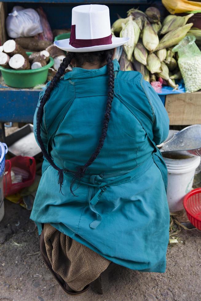 cusco, perú, 5 de enero de 2018 - mercado de san pedro foto