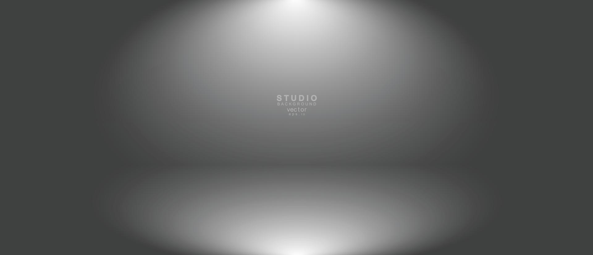 Empty gradient studio room background. backdrop light interior with copyspace for your creative project, Vector illustration EPS 10