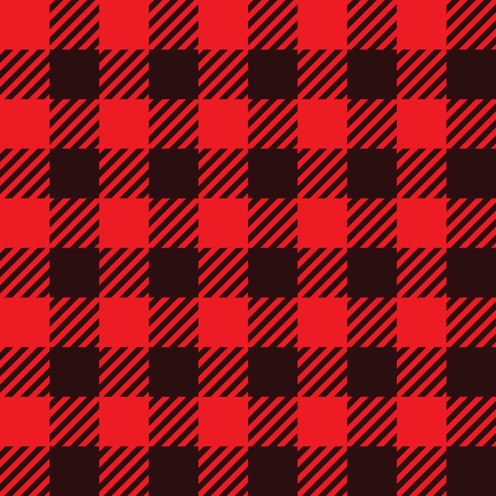 Seamless Buffalo Plaid Pattern vector