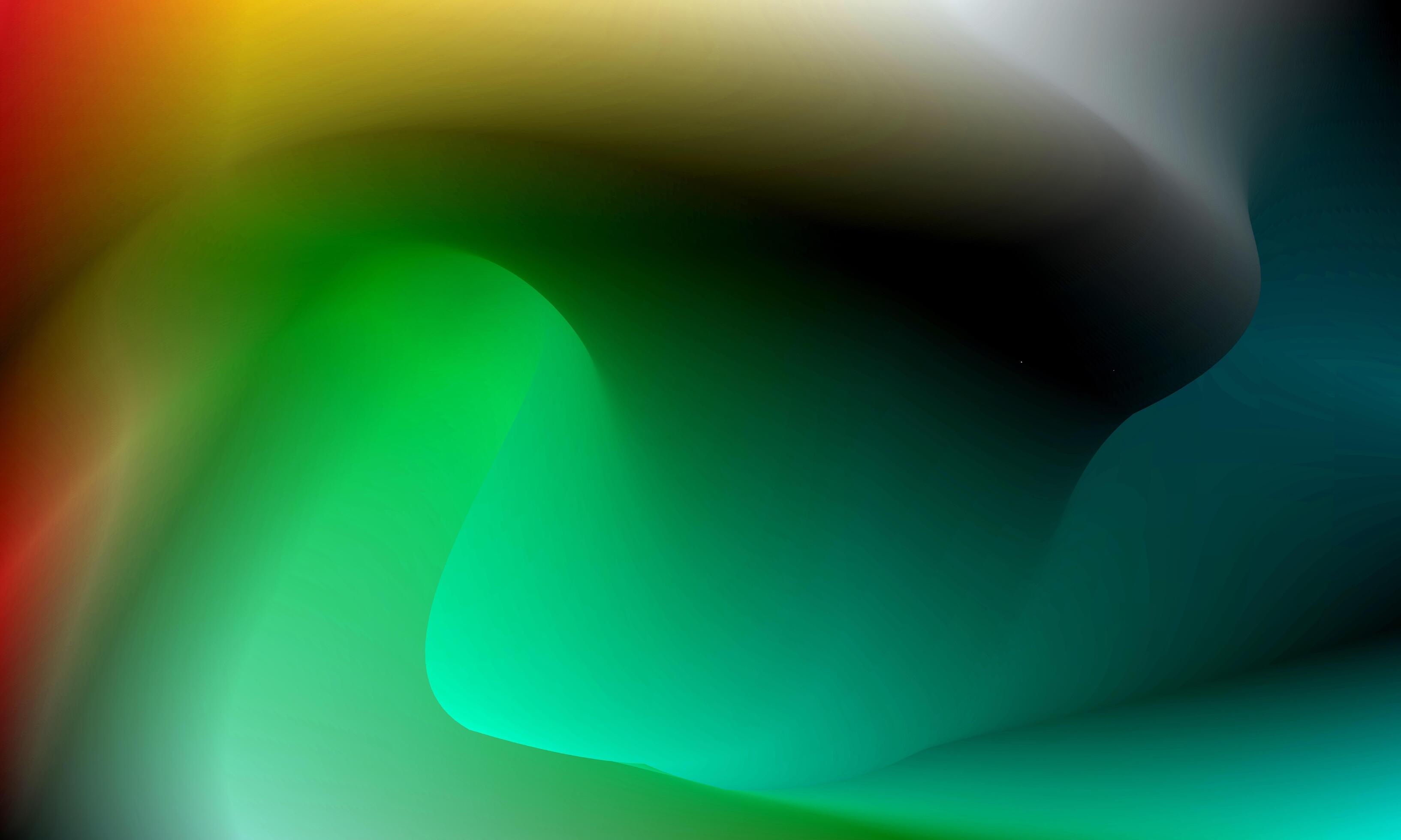 abstract light leak light green and dark distortion refraction swirl