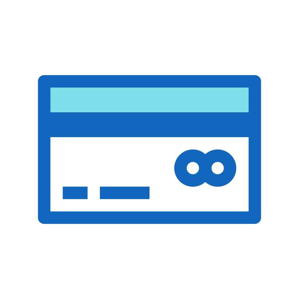 Debit Card Line Style Icon vector