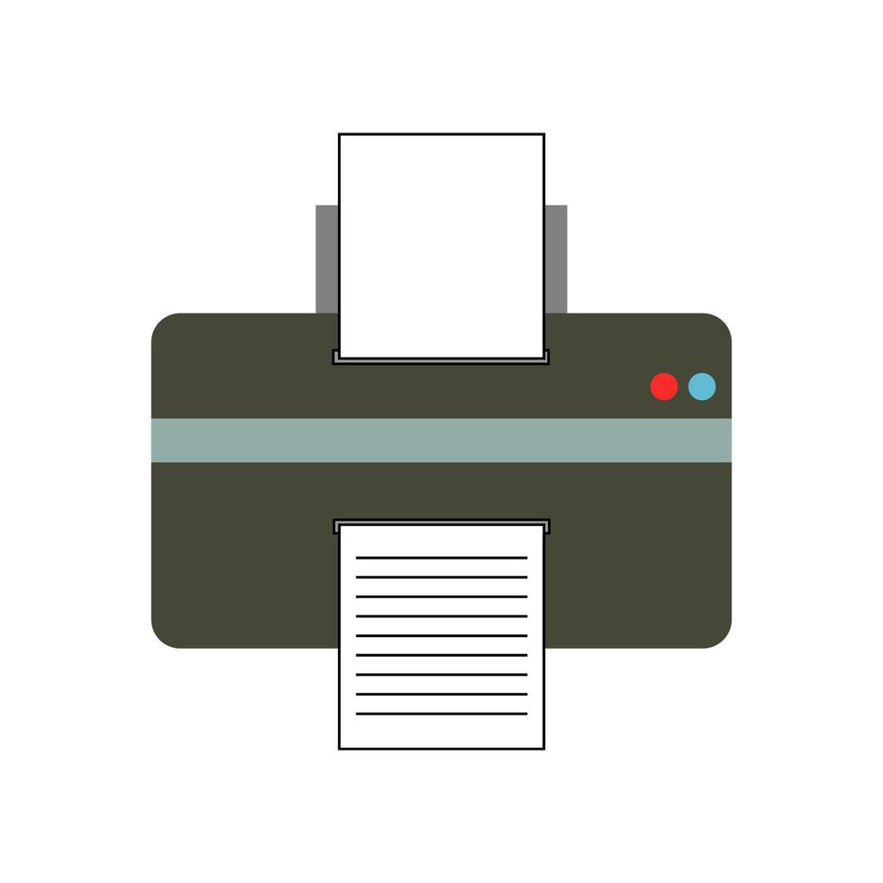 Printer icon. Printer vector or clipart.