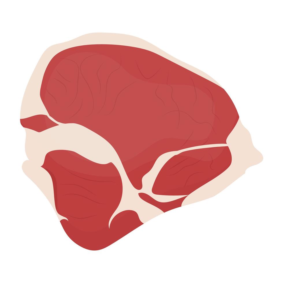 conceptos de corte de carne vector