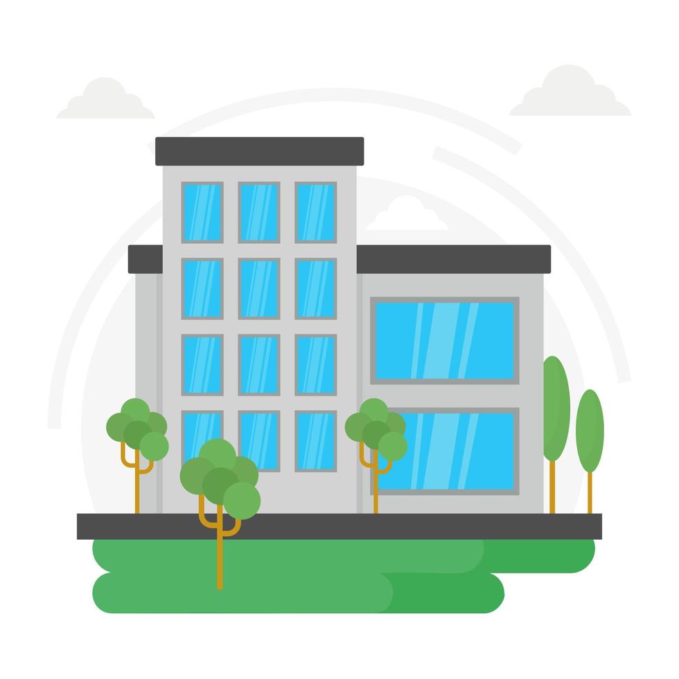 Trendy Hotel Concepts vector