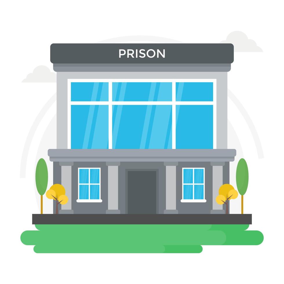 Trendy Prison Concepts vector