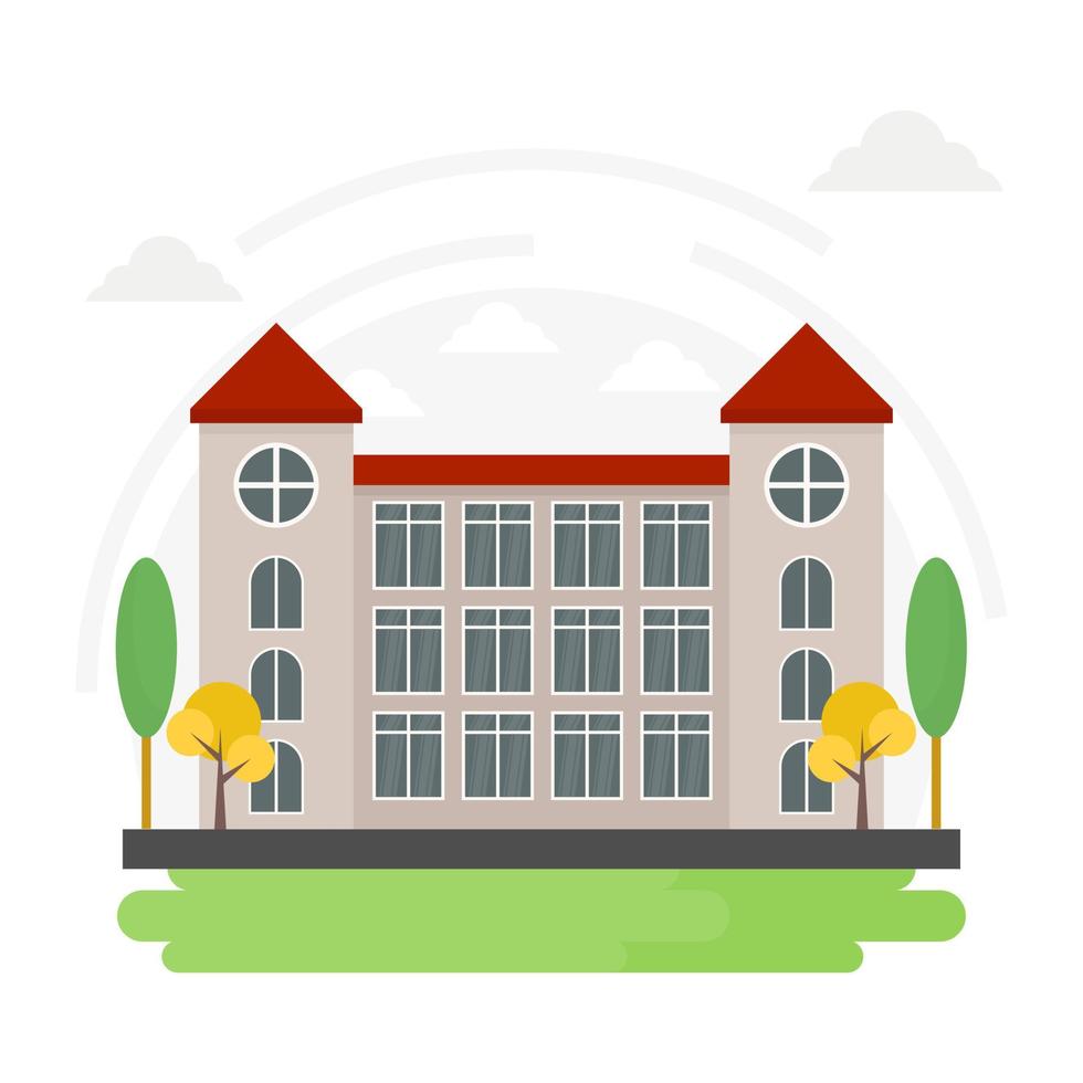 Trendy Museum Concepts vector