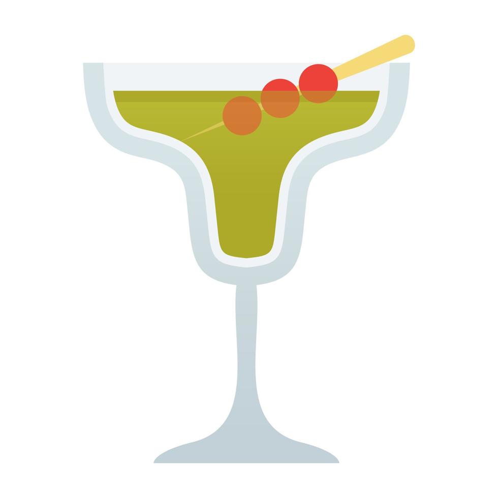 conceptos de cóctel de martini vector