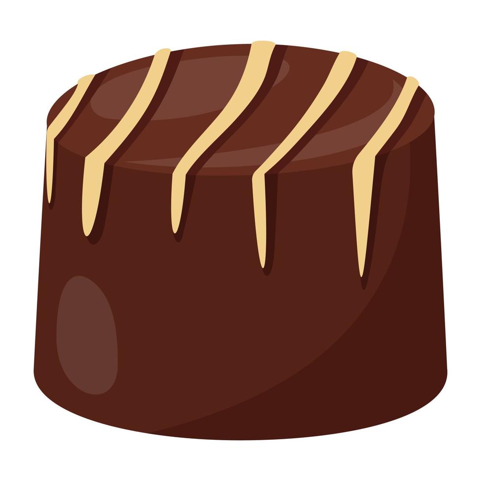 Chocolate Buttercream Candy vector