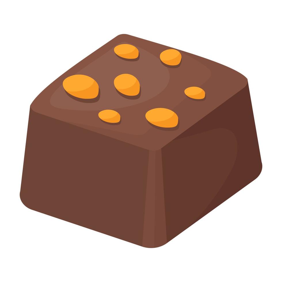 conceptos de barra de chocolate vector