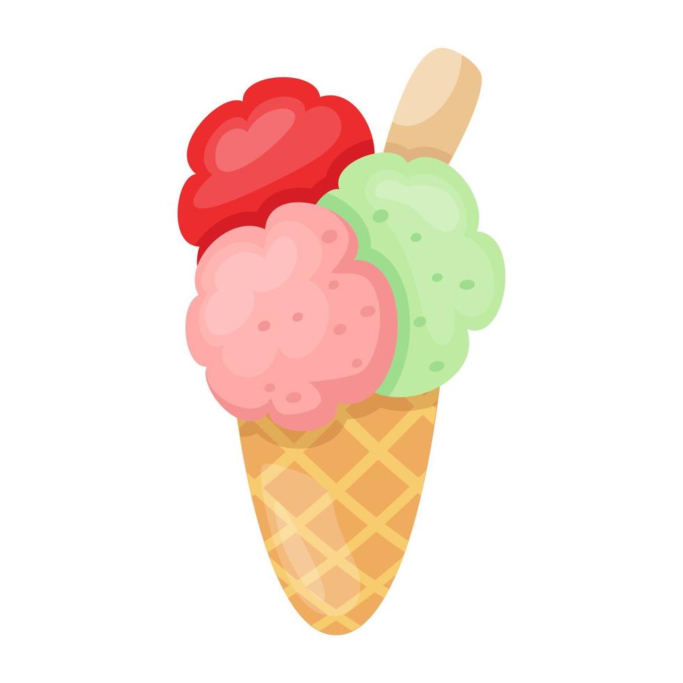 conceptos de helado vector