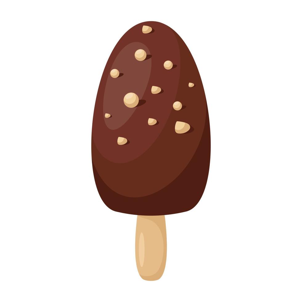 conceptos de paleta de chocolate vector