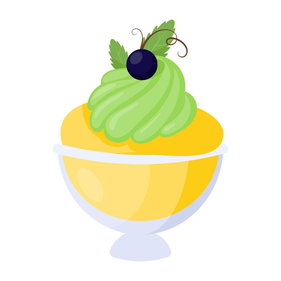 Mango Ice Cream vector