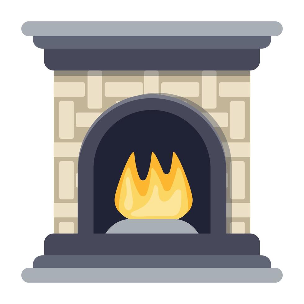 conceptos de chimeneas de moda vector