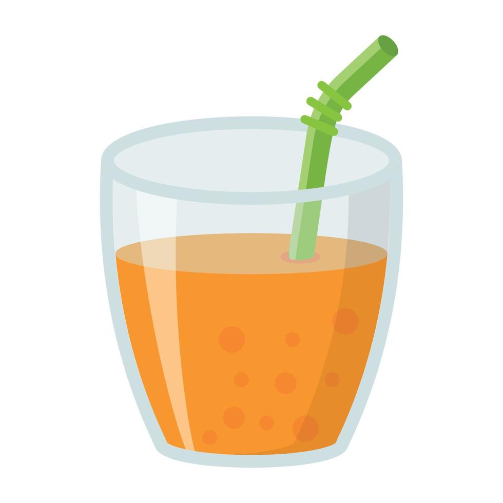 conceptos de bebida de naranja vector