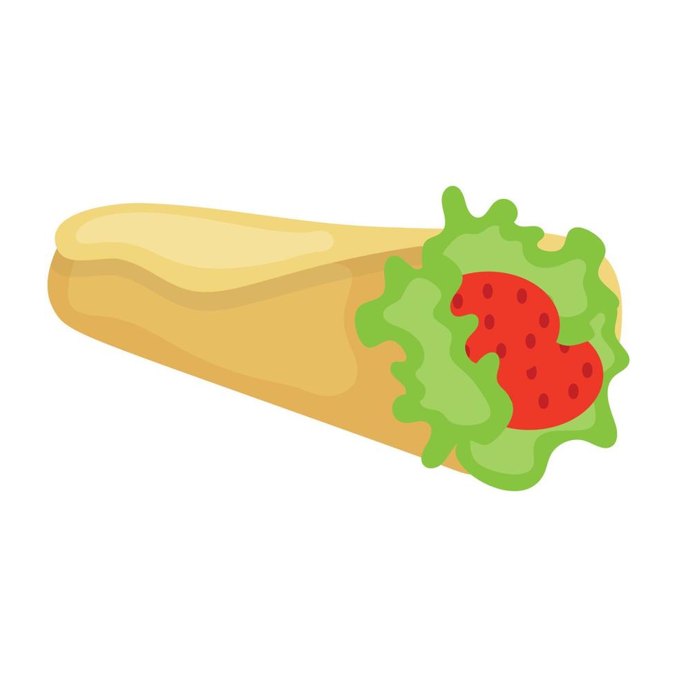 Tortilla Wrap Concepts vector