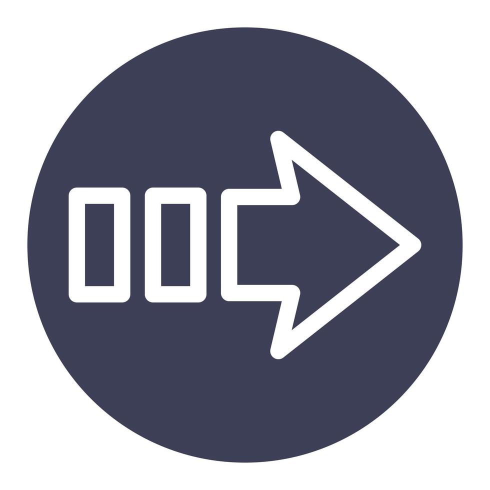 Arrow on white background vector