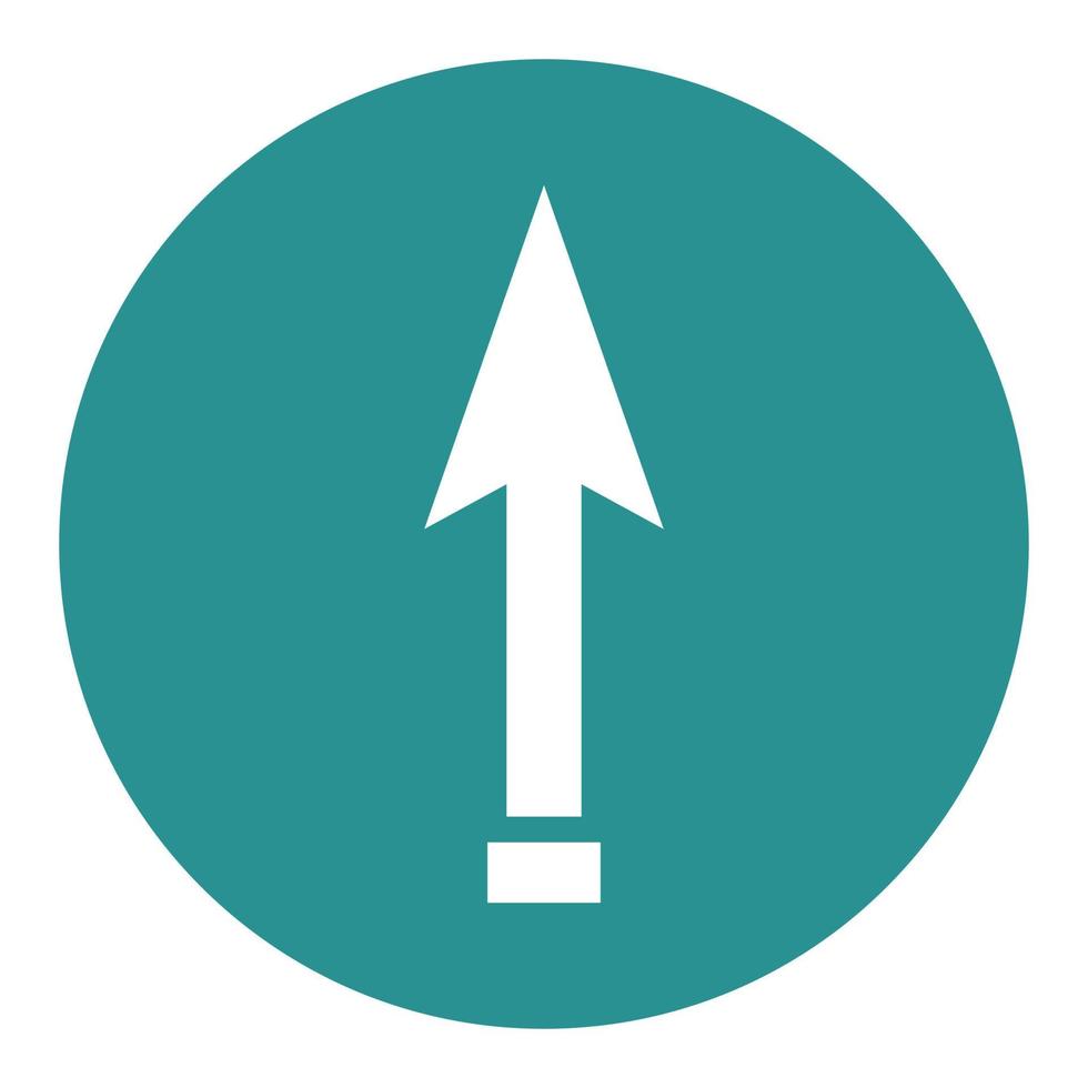 Arrow on white background vector