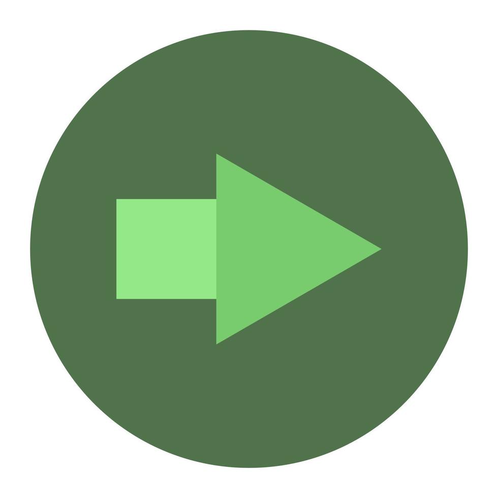 Arrow on white background vector