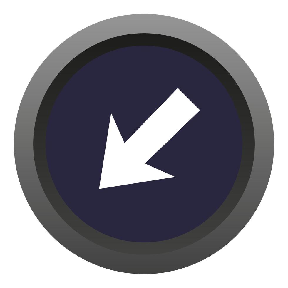 Arrow on white background vector