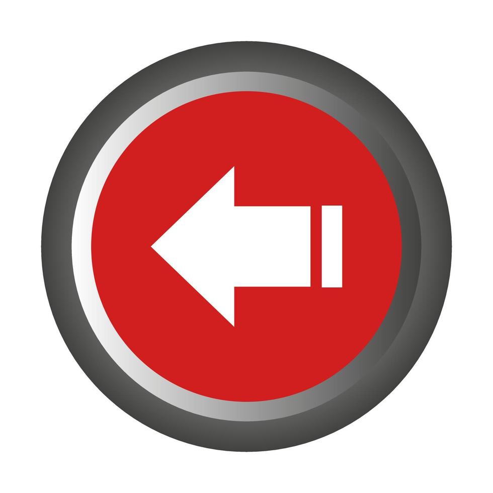 Arrow on white background vector