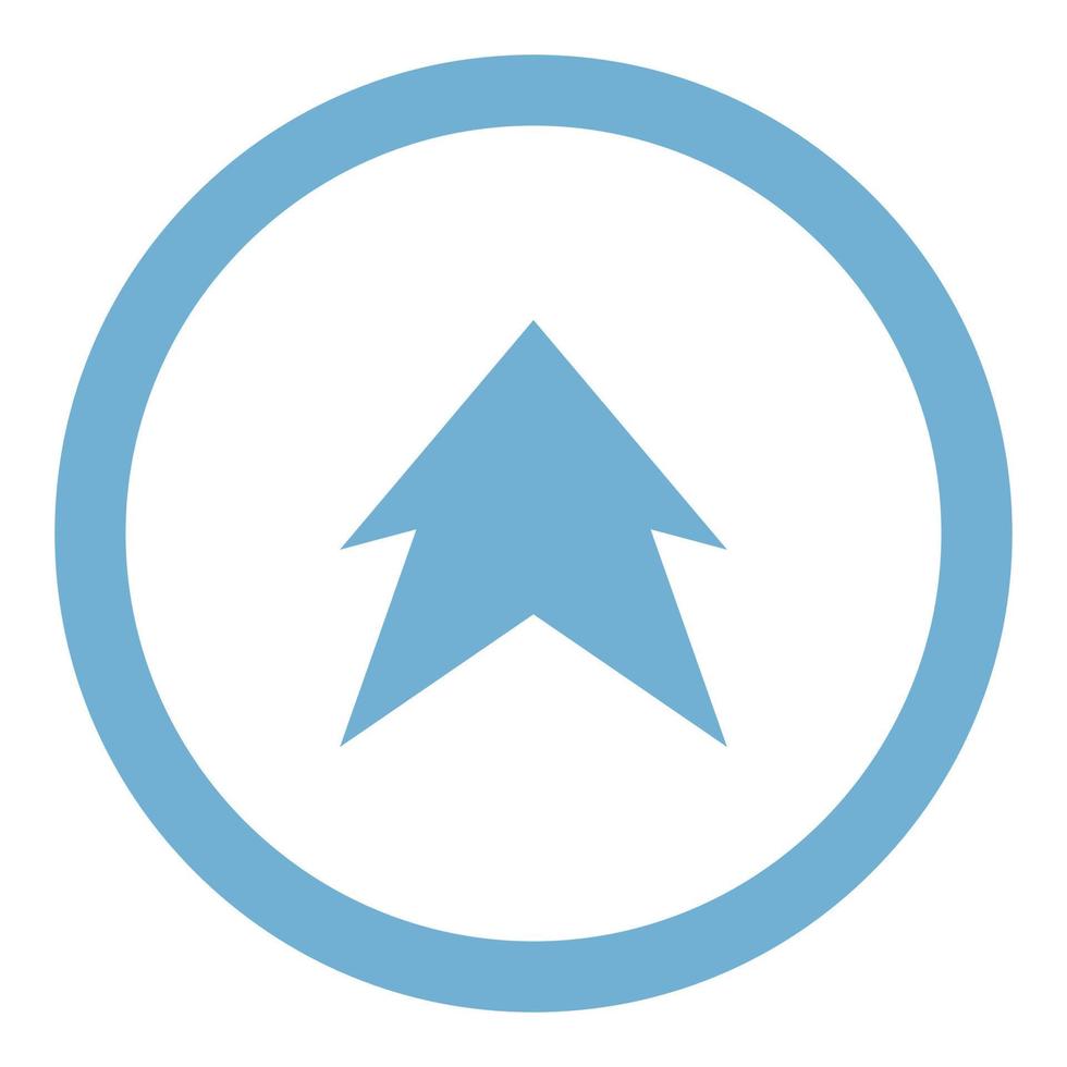 Arrow on white background vector