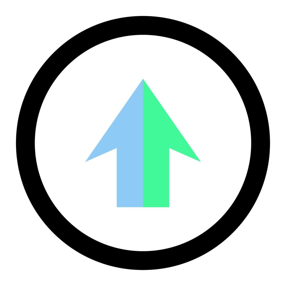 Arrow on white background vector