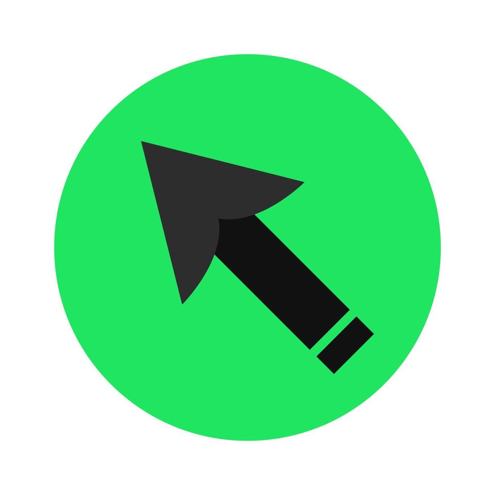 Arrow on a white background vector