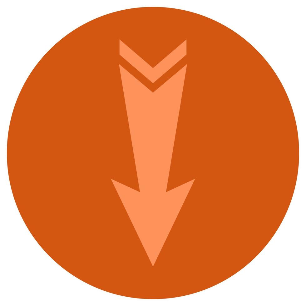 Arrow on white background vector