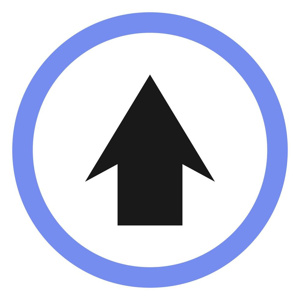 Arrow on white background vector