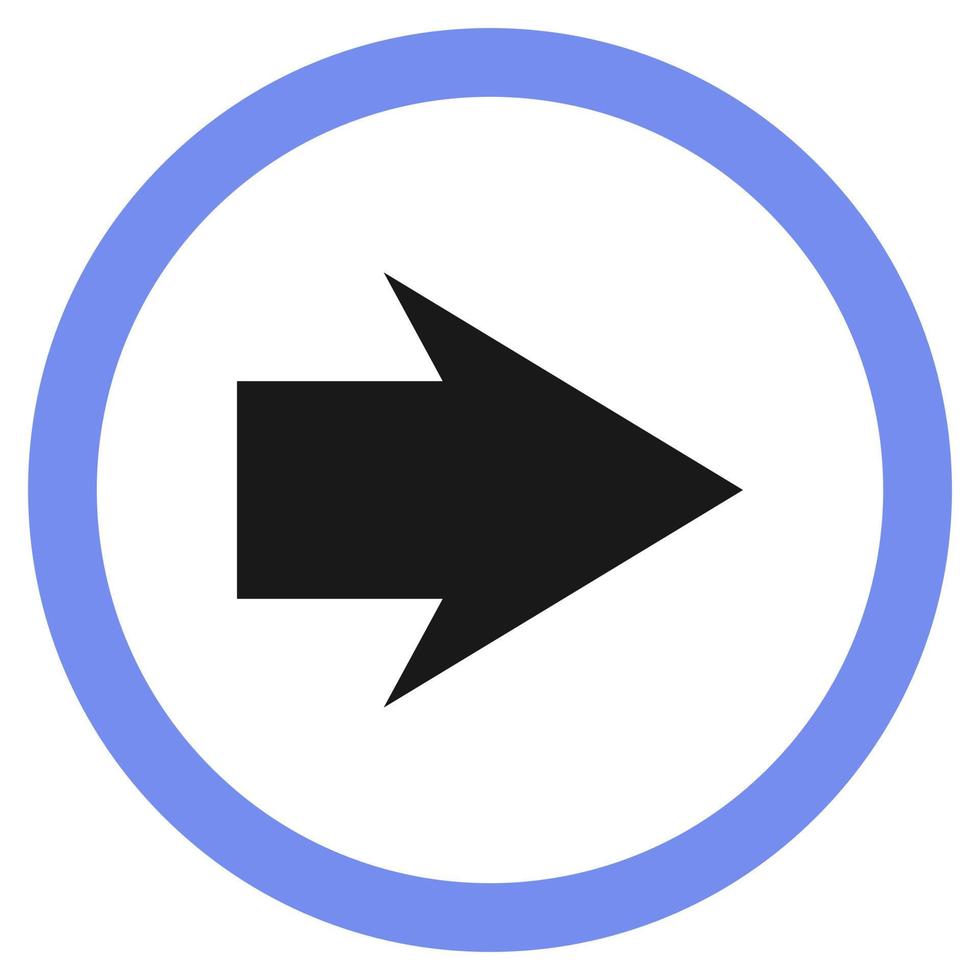 Arrow on white background vector
