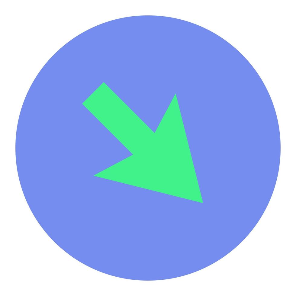 Arrow on white background vector