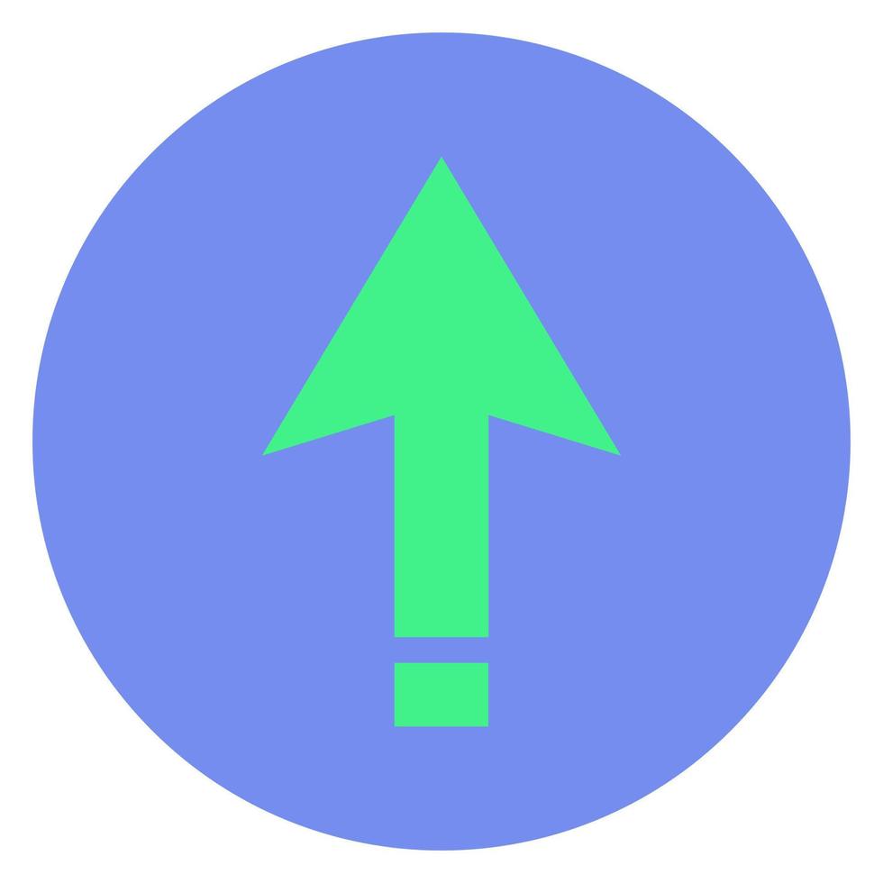 Arrow on white background vector