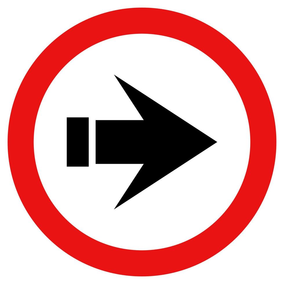 Arrow on white background vector