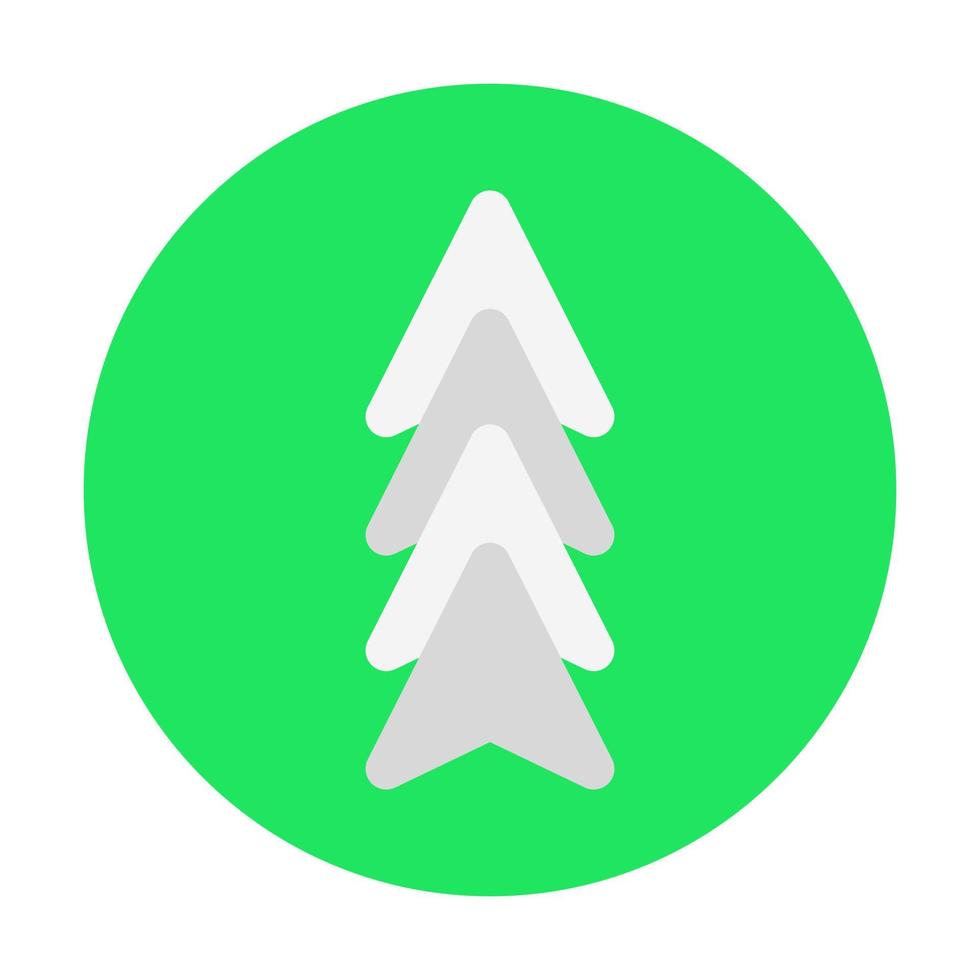 Arrow on white background vector