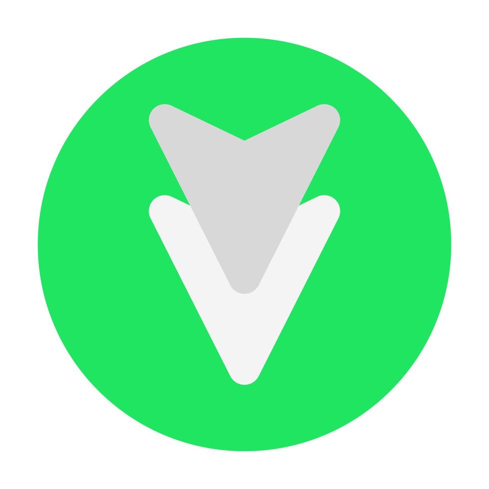 Arrow on white background vector