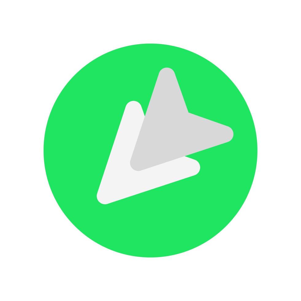 Arrow on white background vector