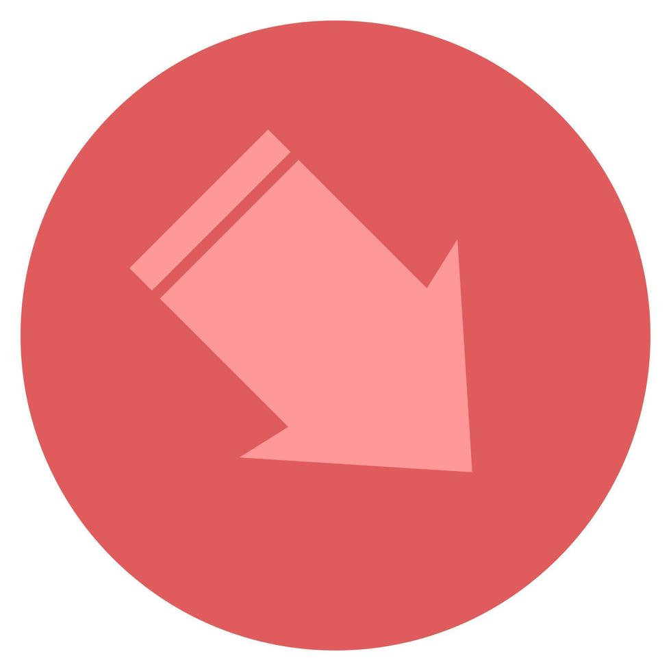 Arrow on white background vector