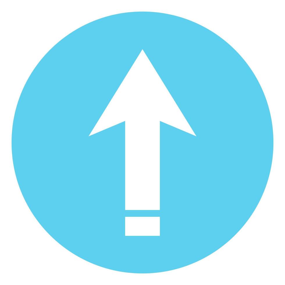 Arrow on white background vector