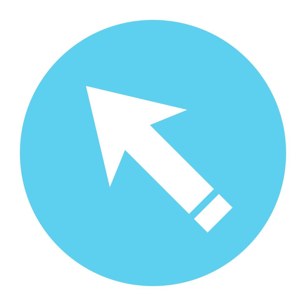 Arrow on white background vector