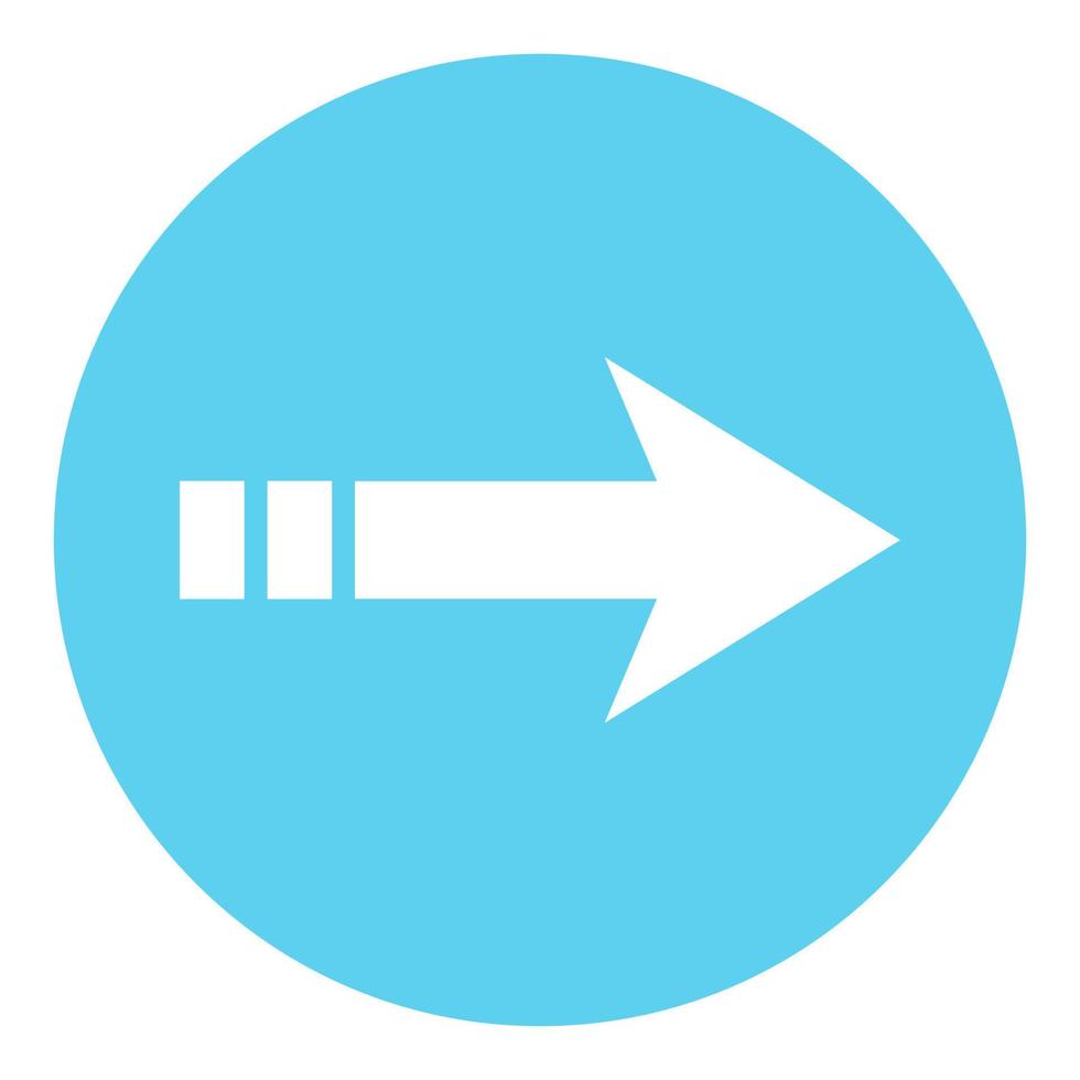 Arrow on white background vector