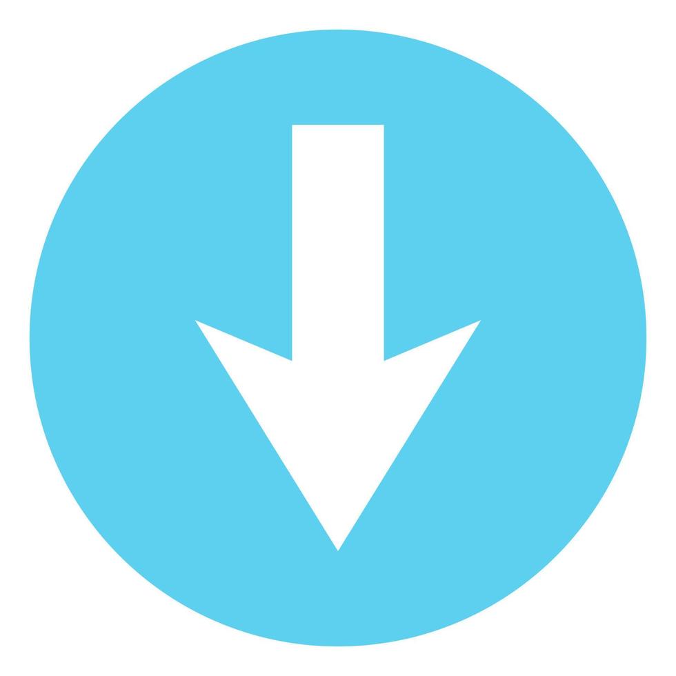 Arrow on white background vector