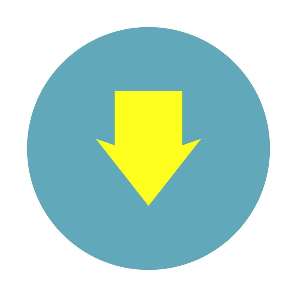 Arrow on white background vector
