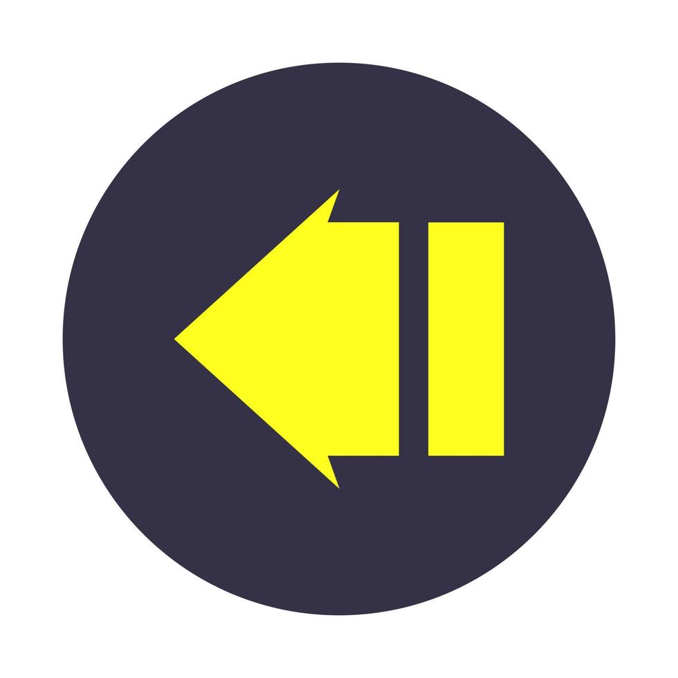 Arrow on white background vector