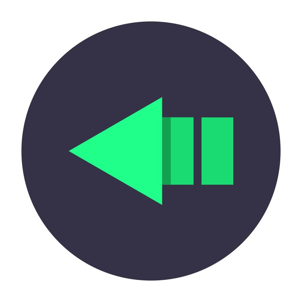 Arrow on white background vector
